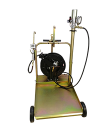 氣動(dòng)機(jī)油泵200L卷盤推車套裝